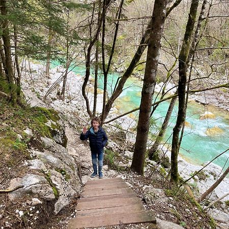 Apartmaji In Sobe Cuder Hotel Soča Buitenkant foto